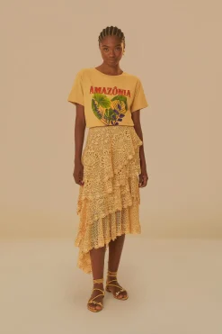 FARM Rio T-shirts<Amazonie Coracao EO Norte T-shirt ajusté