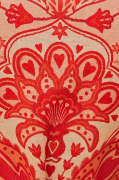 FARM Rio Combinaison Courte<Barboteuse Jaipur rouge
