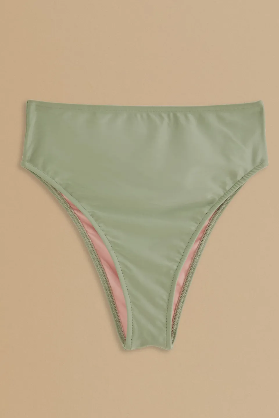 FARM Rio Bikinis<Bas de bikini taille haute vert