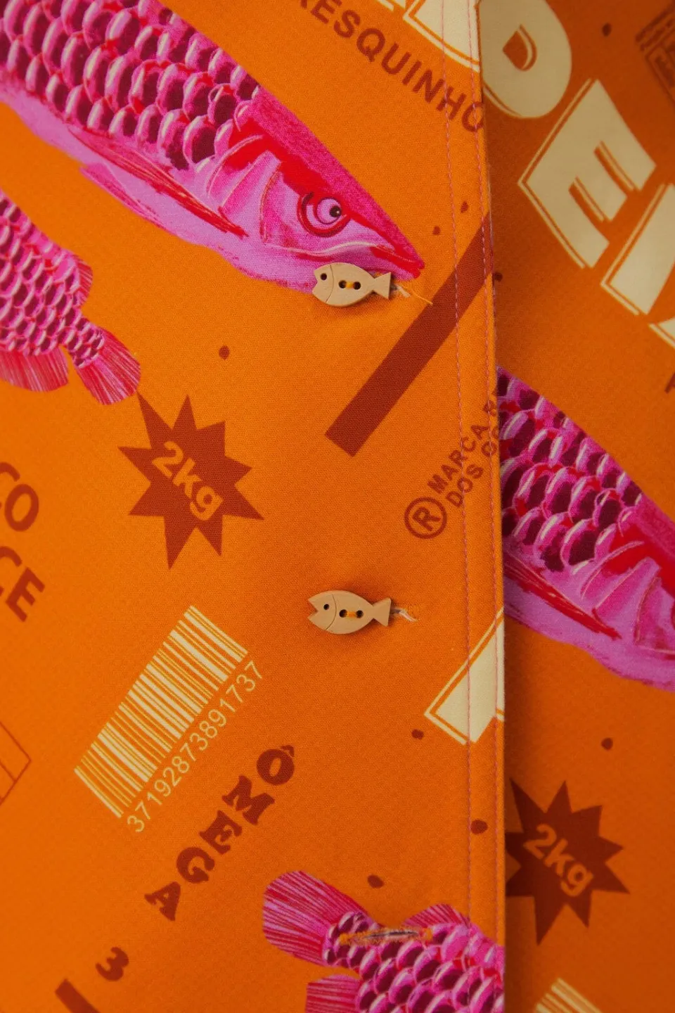 FARM Rio Vestes<Blazer orange coupe poisson frais