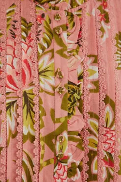 FARM Rio  Chemisiers<Blouse à manches courtes florale Aura rose tendre