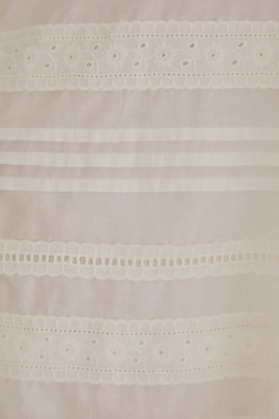 FARM Rio Chemisiers<Blouse blanc cassé à encolure carrée