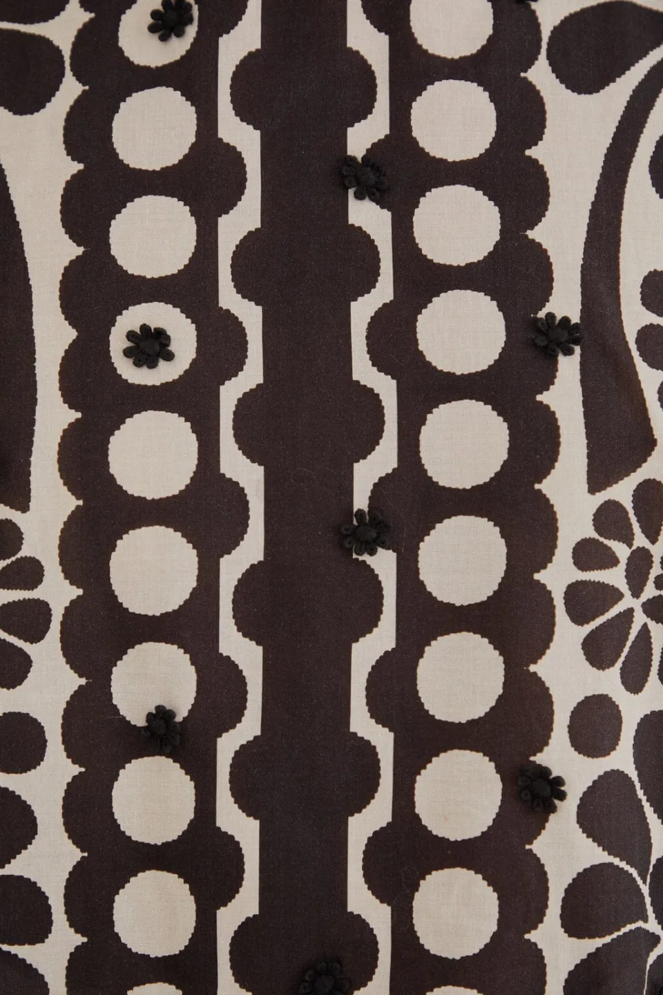 FARM Rio Chemisiers<Blouse noire à manches bouffantes Palermo