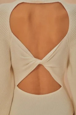 FARM Rio  Bodys<Body en tricot blanc cassé