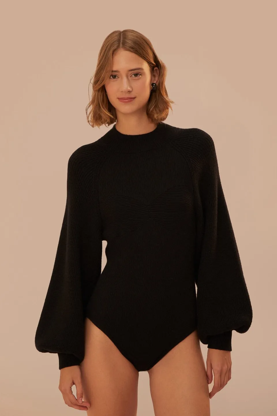 FARM Rio Bodys<Body en tricot noir