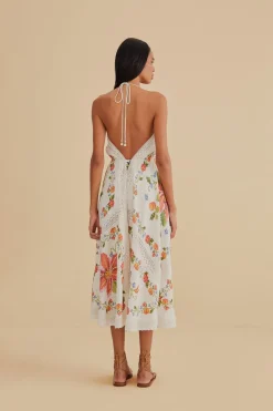 FARM Rio  Des Dissimulations<Cache-maillot en dentelle vitamine banane blanche