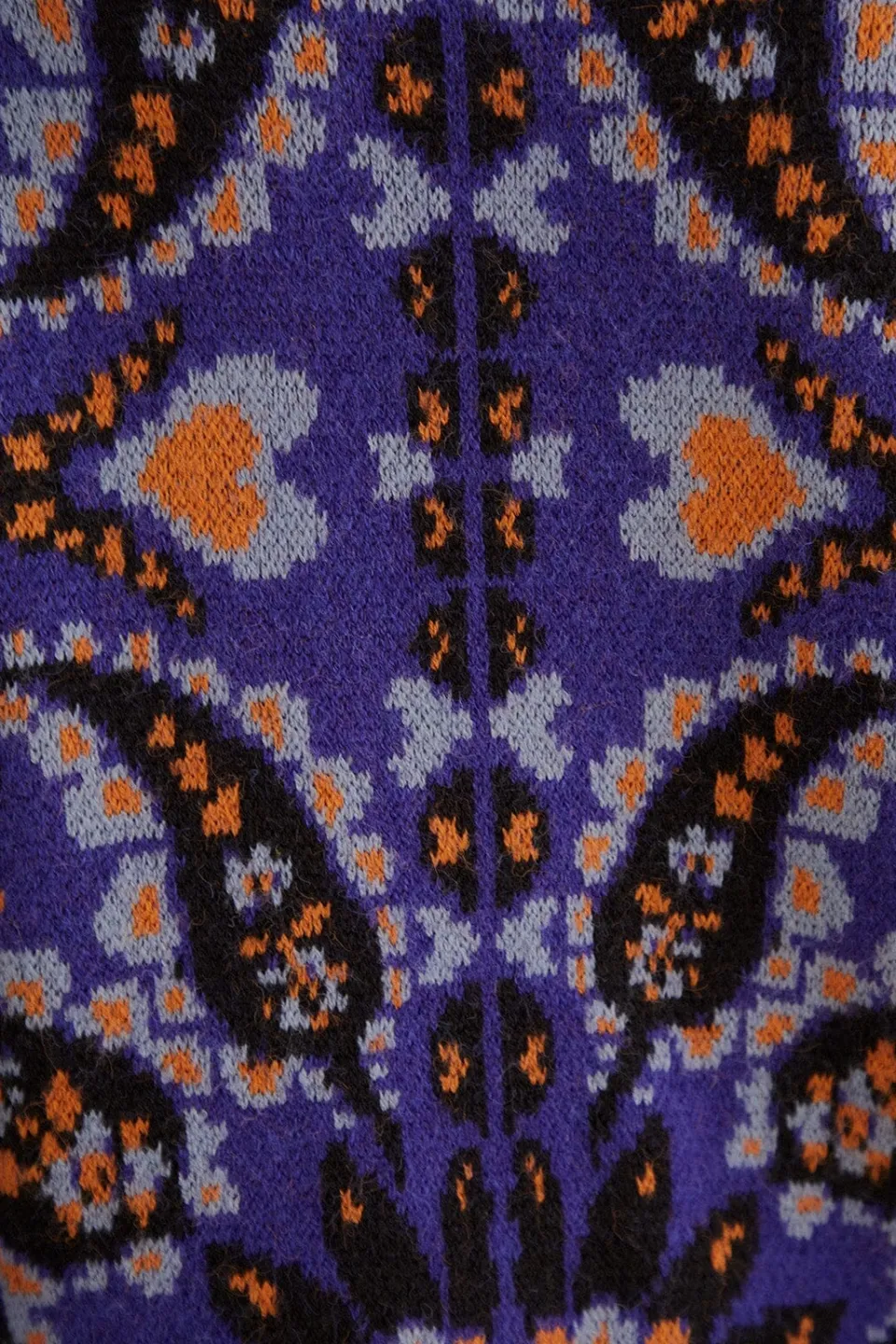 FARM Rio Gilets<Cardigan en tricot brodé à paillettes et écharpe Martina bleue