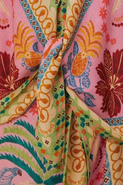 FARM Rio Chemisiers<Écharpe Queen Fruits Rose Blouse en viscose Lenzing™ Ecovero™