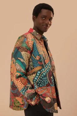 FARM Rio Doudounes<Chemise réversible à imprimé éléphants