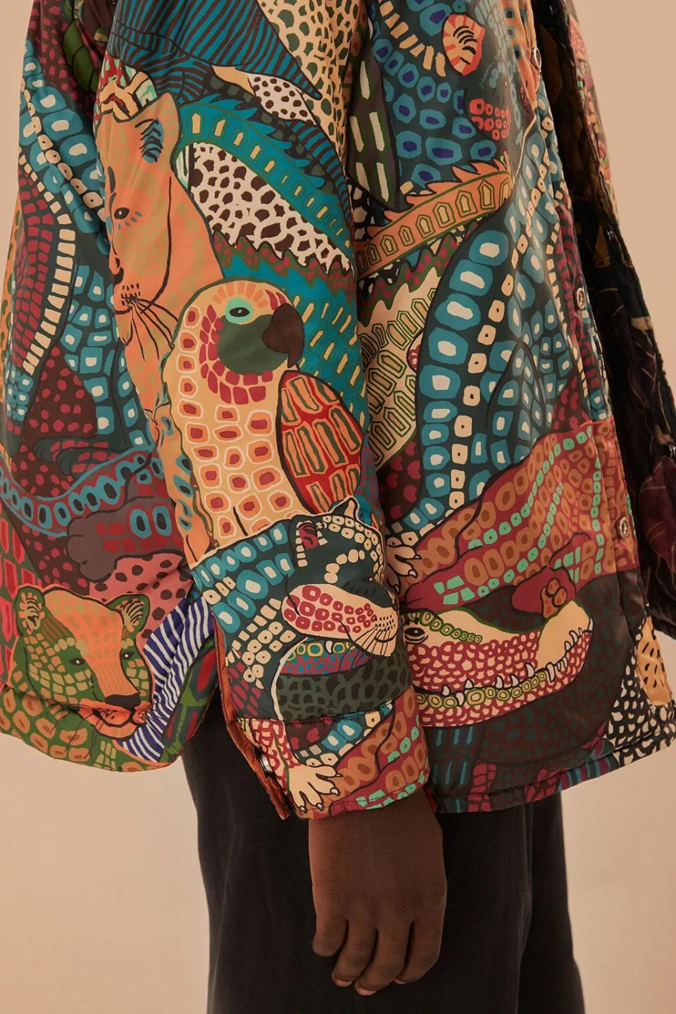FARM Rio Doudounes<Chemise réversible à imprimé éléphants