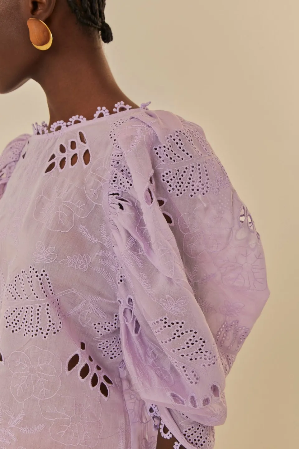 FARM Rio Chemisiers<Chemisier transparent lilas