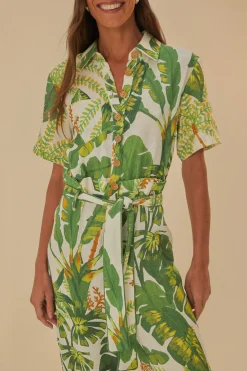 FARM Rio Combinaisons<Combinaison blanc cassé forêt tropicale