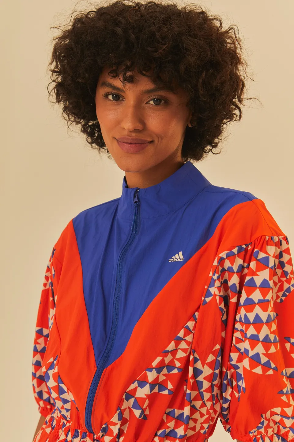 FARM Rio Combinaison Courte<Combinaison rouge Adidas Farm Psychedelic Wave