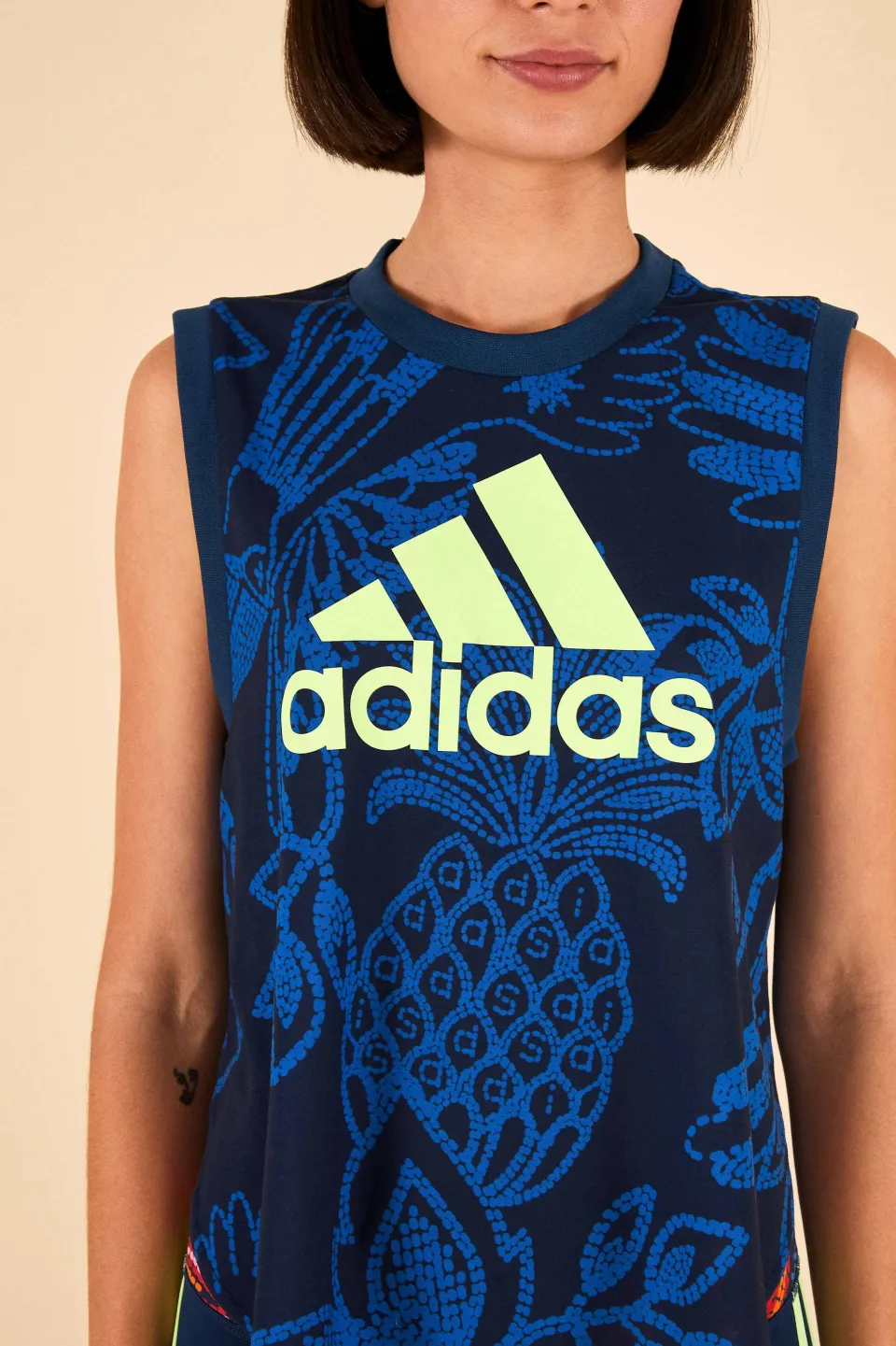 FARM Rio Hauts Courts<Débardeur Adidas Farm Bleu