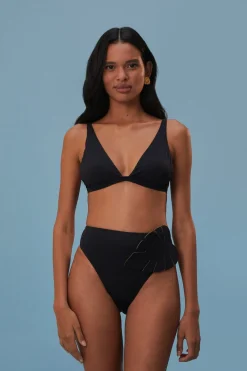 FARM Rio Bikinis|Hauts Courts<Haut de bikini noir