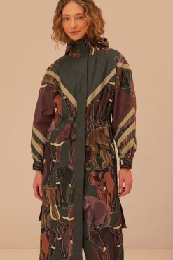 FARM Rio Manteaux|Imperméables Et Parapluies<Imperméable Maxi Elephants