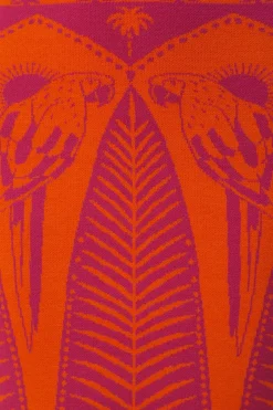 FARM Rio Jupes<Jupe en tricot rose Macaw Elegance