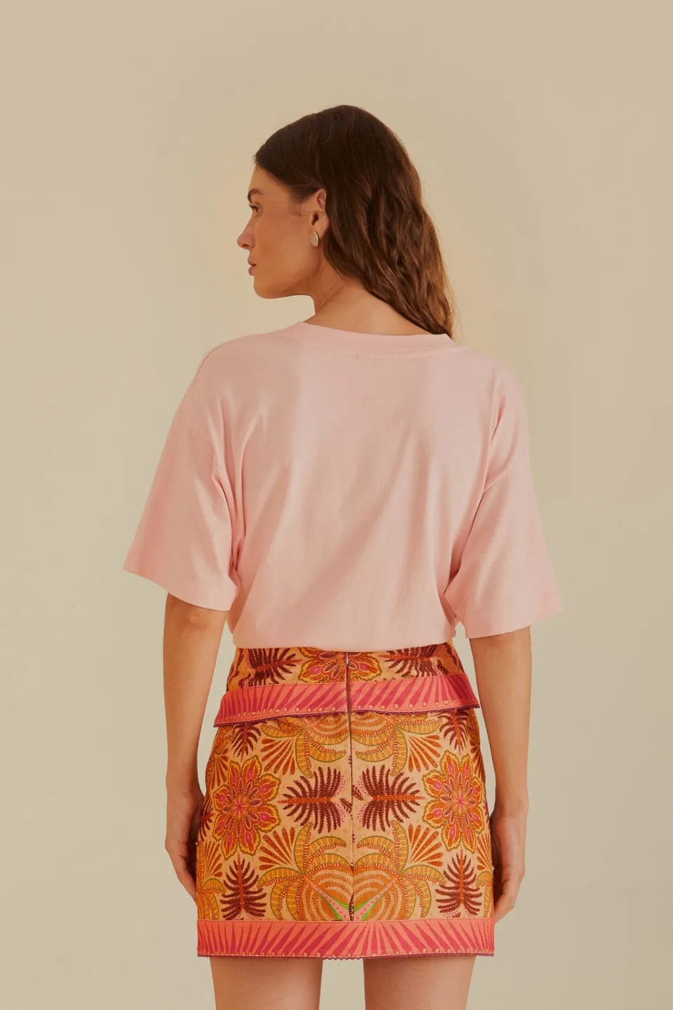 FARM Rio Jupes<Jupe foulard en palmier des sables
