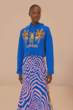 FARM Rio Jupes<Jupe longue Adidas Farm Rio bleue