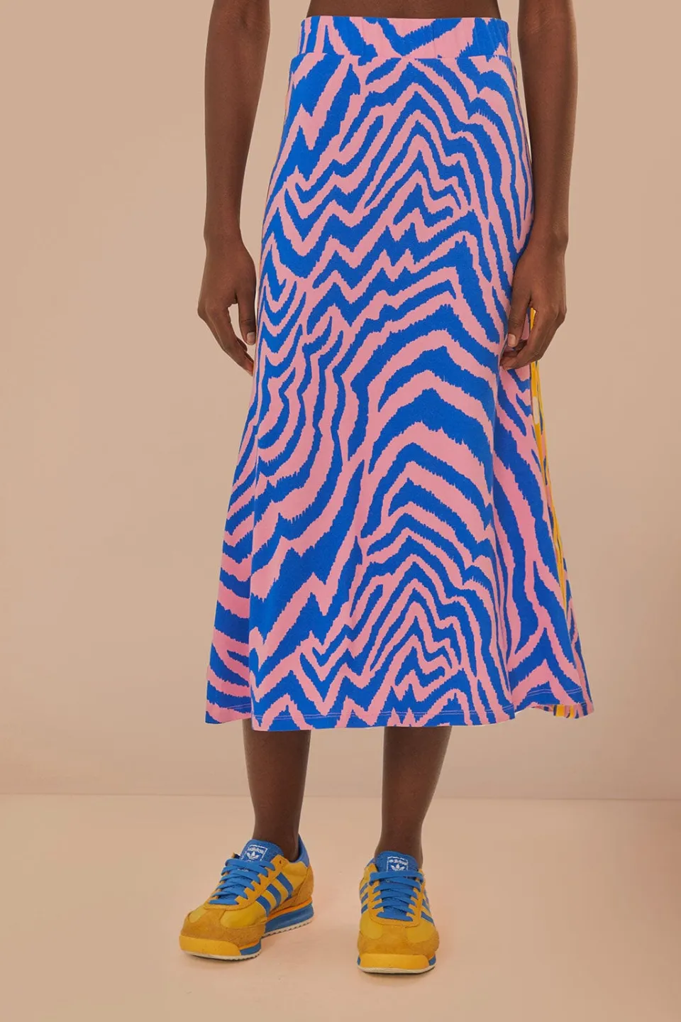 FARM Rio Jupes<Jupe longue Adidas Farm Rio bleue