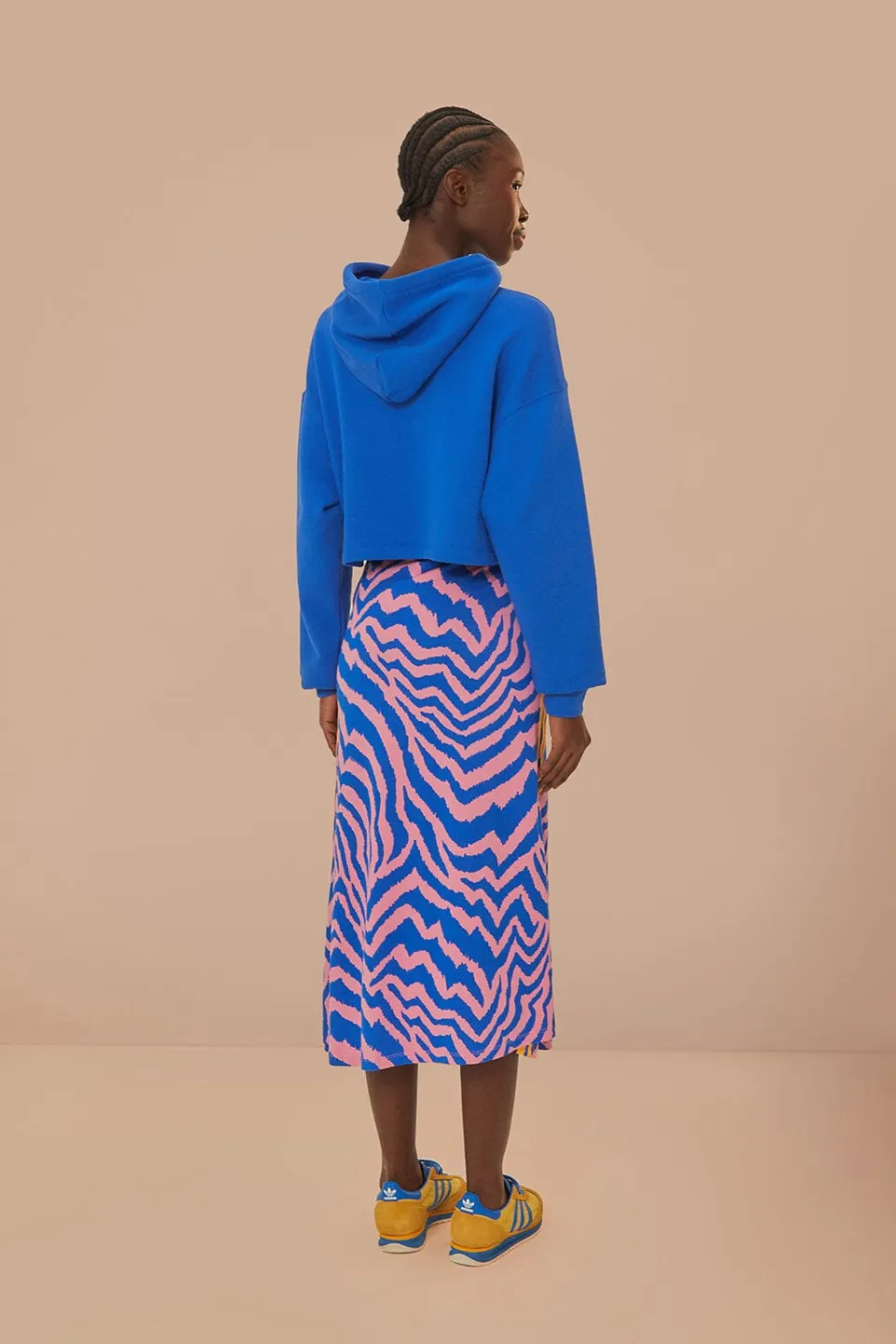 FARM Rio Jupes<Jupe longue Adidas Farm Rio bleue
