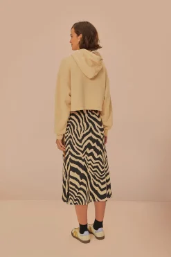 FARM Rio Jupes<Jupe longue beige Adidas Farm Rio