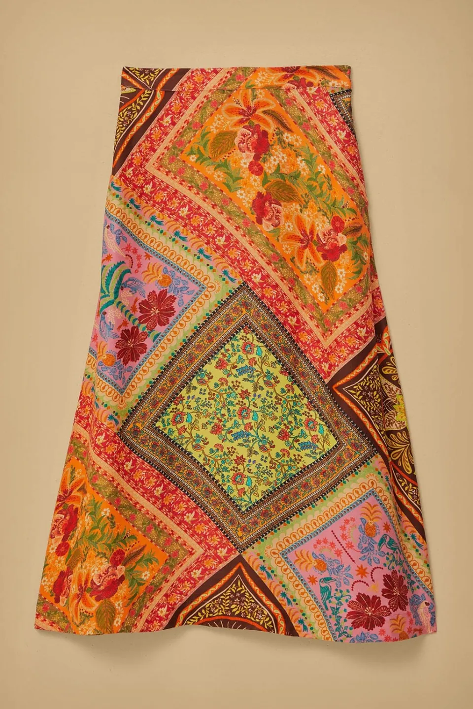 FARM Rio Jupes<Jupe midi en viscose Lenzing™ Ecovero™