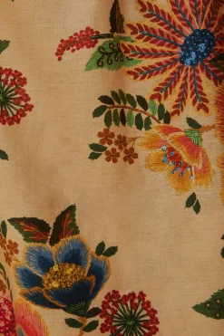 FARM Rio Jupes<Jupe midi Euroflax™ Sable Delicate Garden