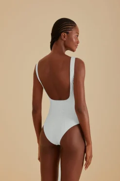FARM Rio  Maillots De Bain Une Pièce<Maillot de bain une pièce Off-White Banana Matelasse
