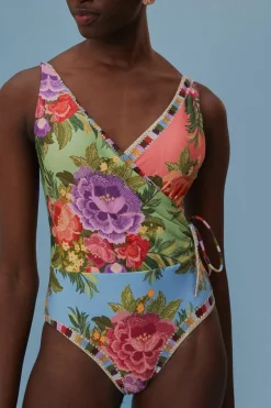 FARM Rio  Maillots De Bain Une Pièce<Maillot de bain une pièce avec foulards à fleurs