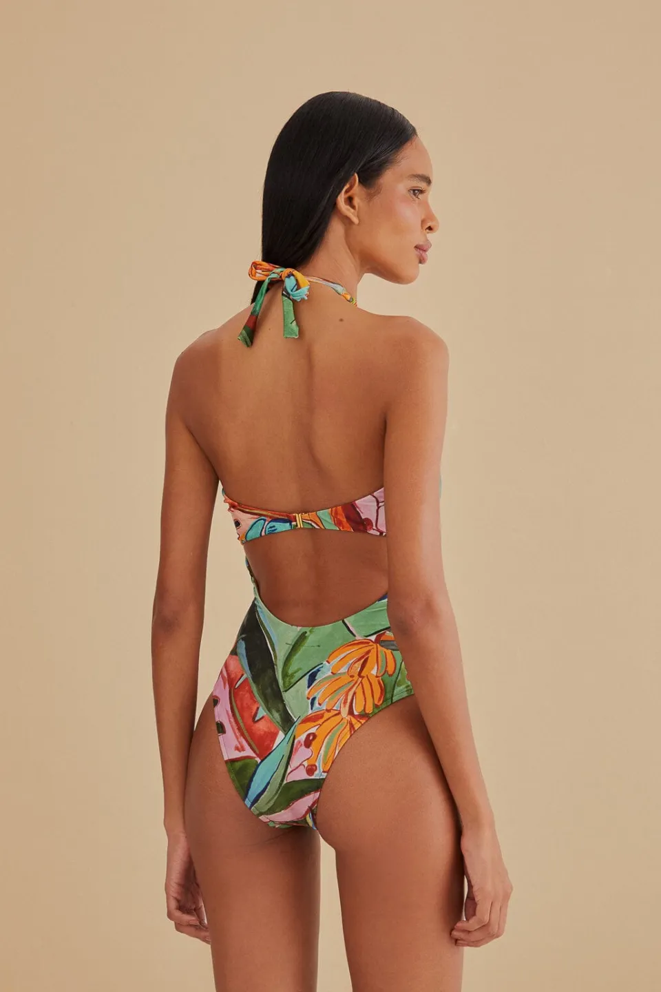 FARM Rio Maillots De Bain Une Pièce<Maillot de bain une pièce à feuillage de banane