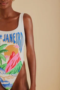 FARM Rio Maillots De Bain Une Pièce<Maillot de bain une pièce blanc affiches Carioca