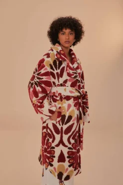 FARM Rio Manteaux En Peluche|Manteaux<Manteau polaire à fleurs Ainika