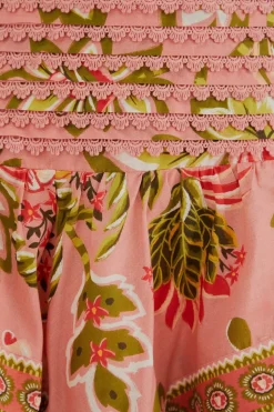 FARM Rio Jupes<Minijupe florale Aura rose tendre