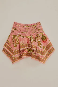 FARM Rio Jupes<Minijupe florale Aura rose tendre