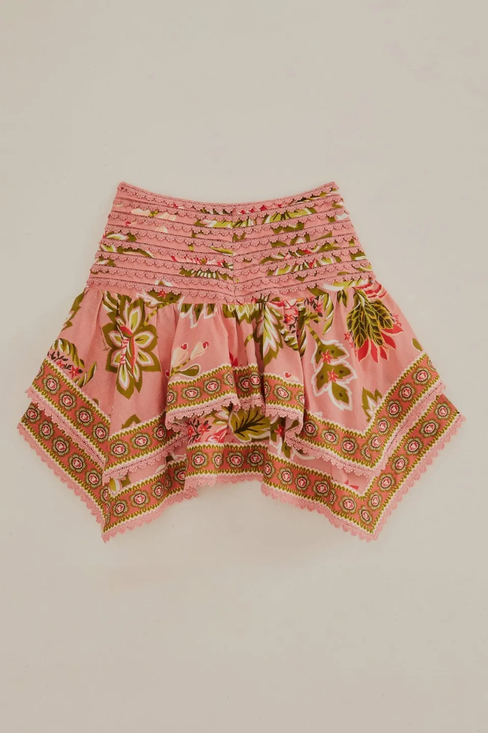 FARM Rio Jupes<Minijupe florale Aura rose tendre