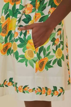 FARM Rio  Robes Courtes<Mini-robe foulard salade de papaye