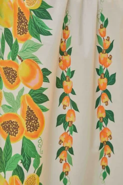 FARM Rio Robes Courtes<Mini-robe foulard salade de papaye