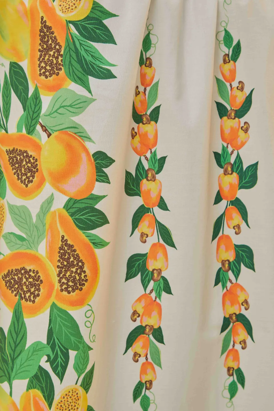 FARM Rio Robes Courtes<Mini-robe foulard salade de papaye