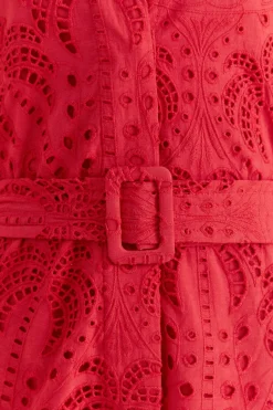 FARM Rio  Robes Courtes<Mini-robe rouge palmier