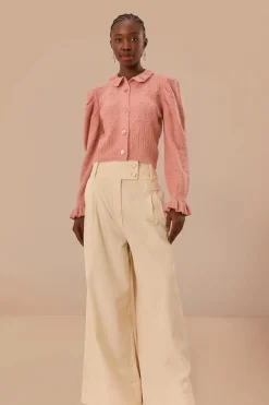 FARM Rio  Pantalon<Pantalon à double ceinture Off-White