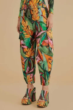 FARM Rio  Pantalon<Pantalon à feuillage de banane multicolore