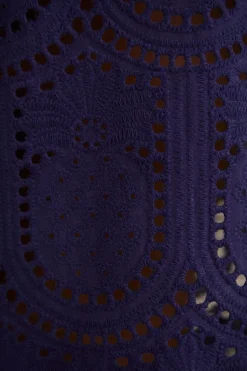 FARM Rio  Pantalon<Pantalon à Oeillets Ananas Bleu Marine