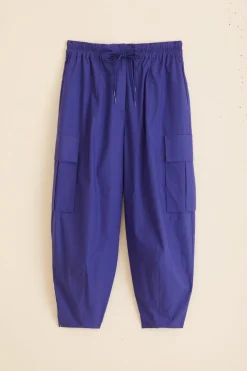 FARM Rio Pantalon<Pantalon cargo bleu