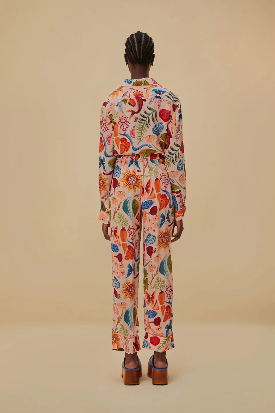 FARM Rio Pantalon<Pantalon de pyjama beige Bright Farm