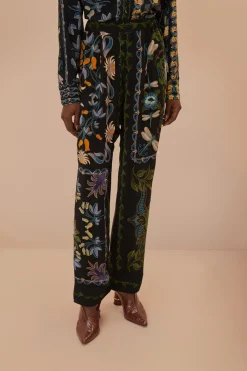 FARM Rio  Pantalon<Pantalon de pyjama noir Winter Garden