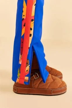 FARM Rio  Pantalon<Pantalon de ski bananes colorées bleues
