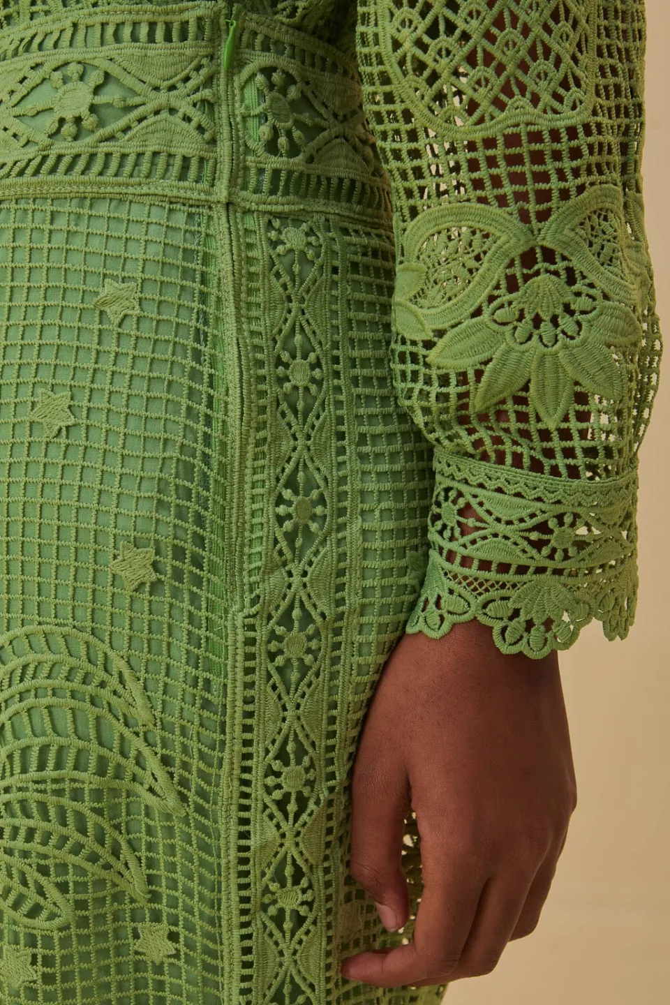 FARM Rio Pantalon<Pantalon Guipire Vert