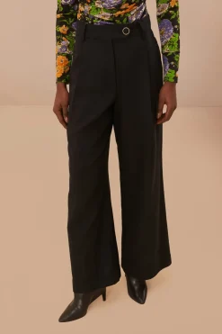 FARM Rio  Pantalon<Pantalon noir taille haute