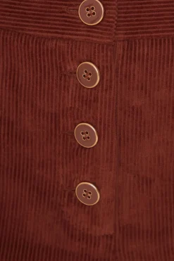 FARM Rio Pantalon<Pantalon évasé marron
